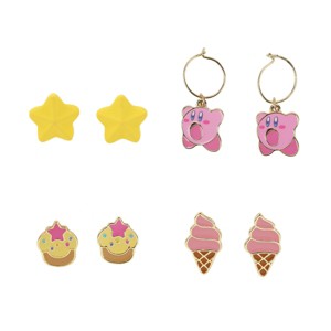 Kirby Junk Food Women's 4-Pack Earring Set - 1 of 4