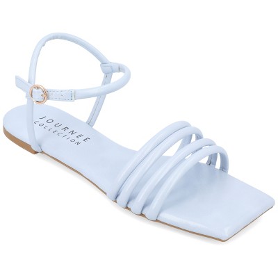 Journee Collection Womens Lyddea Buckle Multi Strap Sandal