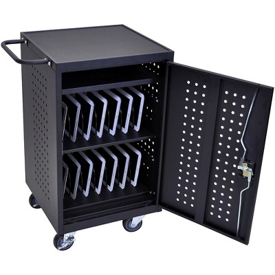 H. Wilson Luxor LLTM30-B 30 Tablet Charging Cart