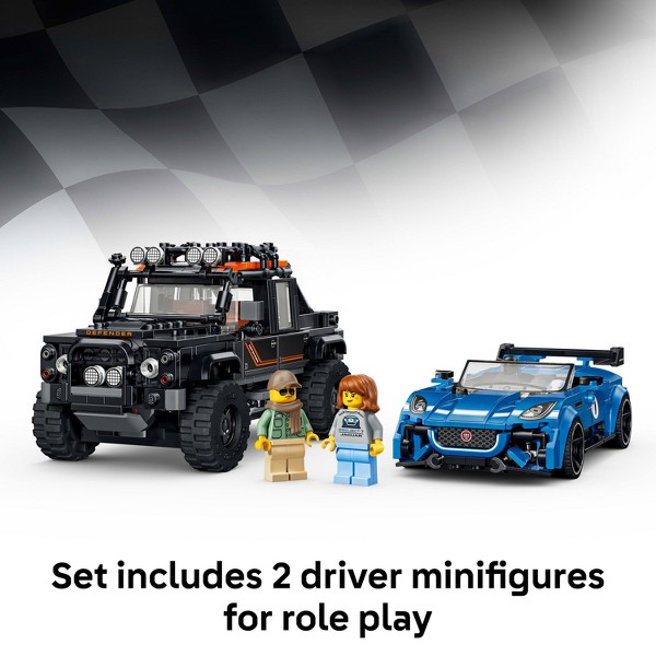 LEGO Speed Champions Jaguar Project 7 y Land Rover Defender 77264 5