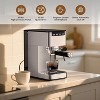 ZAFRO 9 Bar Espresso Machine with Steam Frother - Compact Stainless Steel Coffee Machine for Latte and Cappuccino, Customizable Brewing Time Modes - 4 of 4