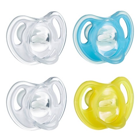 Tommee Tippee Ultra-light 4pk Silicone Baby Pacifier 6-18 Months - Blue