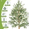 Coucheta Olive Trees Artificial Indoor – Tall Fake Plants with Planter, Faux Olive Tree Large Potted Plant Decor - 3 of 4
