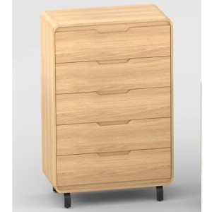 5 Drawer Dresser, 46.7in Tall Antique White 5 Chest of Drawers - 1 of 1