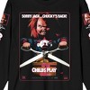 Chucky Child's Play 2 VHS Cover Art Crew Neck Long Sleeve Men's Black Tee - 2 of 3