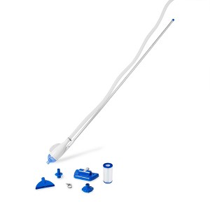 Bestway 530 GPH AquaCrawl Above Ground Swimming Pool Maintenance Vacuum Cleaner with Brush Attachments and Type-III (A) Replacement Filter Cartridge - 1 of 4