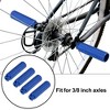 Unique Bargains Universal Aluminum Alloy Axle Rear Foot Pegs Footrests for BMX Bike Bicycle Fit 3/8 Inch 2 Pair - 2 of 4