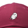 Dalix Ghost Embroidered Mens Womens Cotton Dad Hat Baseball Cap Adjustable - 2 of 4