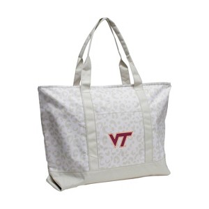 NCAA Virginia Tech Hokies Leopard Pattern Tote - 1 of 1