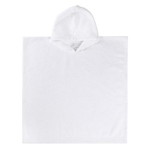 Kids Unisex Cotton Terry Medium Weight Hooded Bath Towel by Blue Nile Mills - 1 of 4
