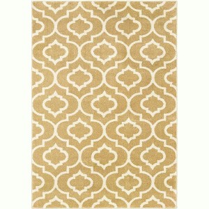 Oriental Weavers Carson 9672E Gold/ Ivory Indoor Area Rug - 6'7" x 9'2" - 1 of 1