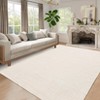 Washable Rug Non-Slip Modern Abstract Throw Rugs Large Soft Bedroom Carpet Indoor Contemporary Solid Floor Carpet - 3 of 4