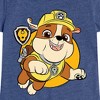 Girls' - Paw Patrol - Rubble Fitted Short Sleeve Graphic T-Shirt - 2 of 4