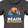 Women's - Instant Message - Beach Wanderer Cowgirl Graphic T-shirt Dress - 2 of 4