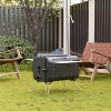 Outdoor Portable Wood Stove, 1610in³ Tent Stove,Wood Burning Stove for Camping,Cast Iron Wood Stove,Tent Heaters for Camping, Includes 6 Chimney - 3 of 4