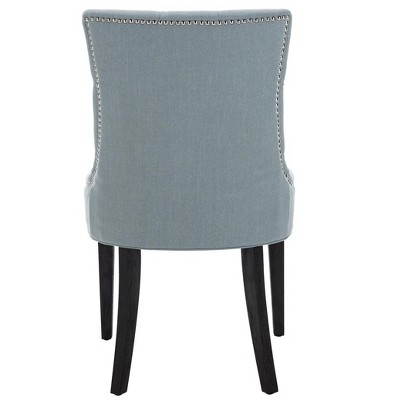 Elegant Sky Blue Linen Upholstered Parsons Side Chair