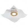 Oxygen Lighting Medusa 1 - Light Flush Mount in  Aged Brass - 2 of 4