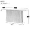Christopher Knight Home Willa Modern Console Table with Fluted Base - 3 of 4
