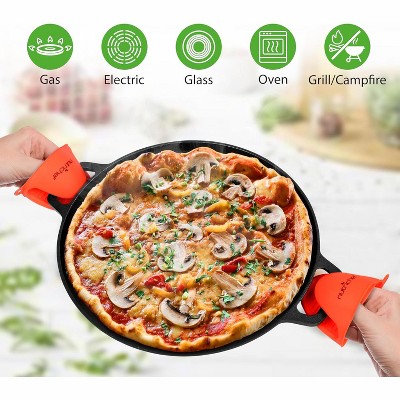 NutriChef Cast Iron Pizza Pan - Thumbnail 2
