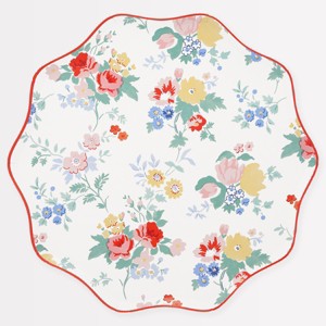 Meri Meri Vintage Floral Dinner Plates (Pack of 8) - 1 of 3