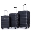 Whisen 3-Piece Set(21/25/29 in.) Hardshell Lightweight Suitcase Luggage Sets with TSA Lock and Two Hooks - 2 of 4