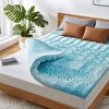 Dyonery Gel Memory Mattress Topper for Relax Body - 2/3 Inch Comfy Foam Mattress Topper for Back Pain, Washable Cover CertiPUR-US Certified - 2 of 4