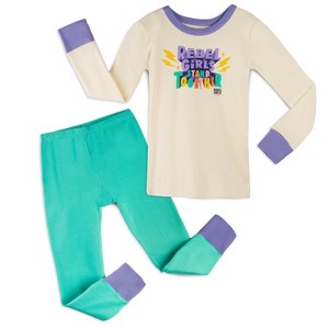 Rebel Girls x Mightly Toddler Fair Trade 100% Organic Cotton Tight Fit Pajama Set - 1 of 3