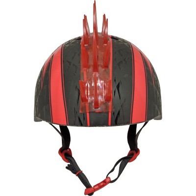 Raskullz LED Bolt Light Up Mohawk Child Helmet - Black/Red_5