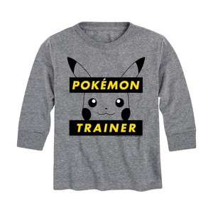 Boys' - Pokémon - Pikachu Trainer Long Sleeve Graphic T-Shirt - 1 of 4