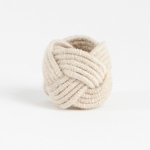 Saro Lifestyle Braided Jute Napkin Ring (set of 4) - 1 of 4