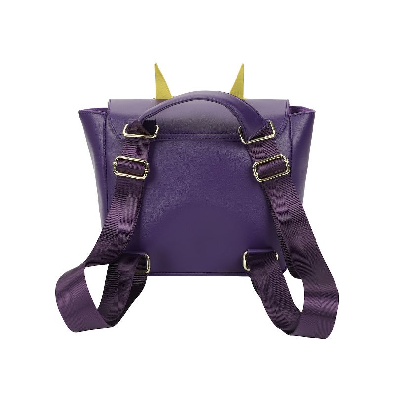 The Legend Of Zelda Majora's Mask Women's Purple Convertible Mini Backpack, 3 of 7