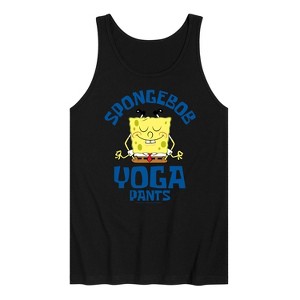 Men's - SpongeBob SquarePants - SpongeBob Yoga Pants Graphic Tank Top - 1 of 4