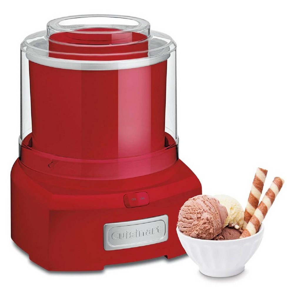 Photos - Yoghurt / Ice Cream Maker Cuisinart Automatic Frozen Yogurt - Ice Cream & Sorbet Maker - Red - ICE-2 