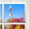 Woodstock Chimes Woodstock Rainbow Makers Collection, Crystal Sunrise Cascade, 3'' Pink Crystal Suncatcher CCSP - image 2 of 3