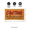 28" x 16" Nature Coir Mat, Caution - 3 of 4