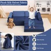 Modular Kids Couch 13PCS Nugget Couch,Toddler Couch for Creative Boys Girls, Convertible Nugget Couch Kids Modular Play Couch - 3 of 4