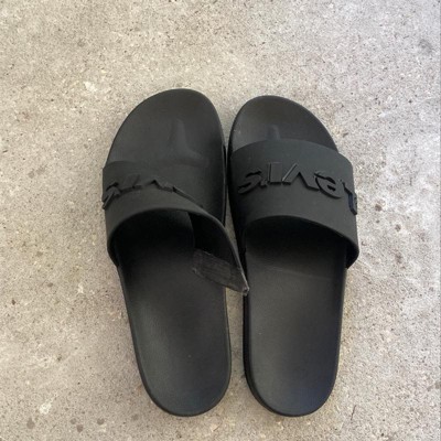 Levi's Mens 3d Slide Slip On Sandal Shoe, Navy, Size 13 : Target