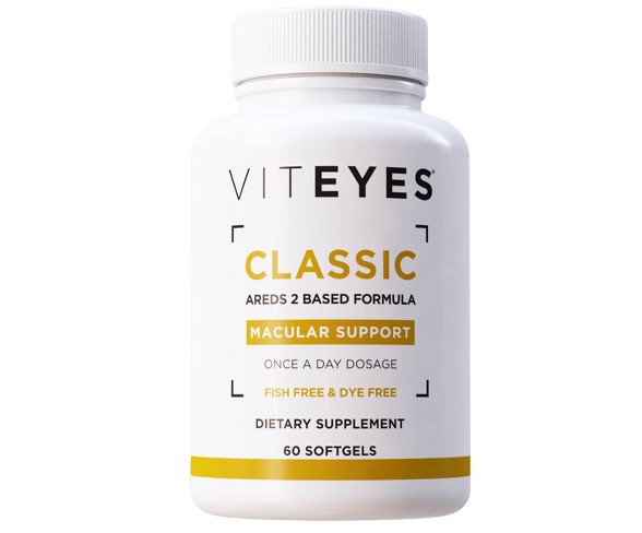 Viteyes Classic AREDS 2 Macular Support Softgels - 60ct