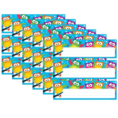 TREND Owl-Stars! Desk Toppers Name Plates, 36 Per Pack, 6 Packs