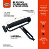 Field Tuff 48 Inch Cultipacker 3 Point Hitch Black Durable Agricultural Implement for Soil Preparation and Seed Bed Firming, Black - 2 of 4