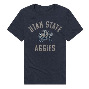 Utah State University Aggies Adult T-Shirt Navy - 1 of 4