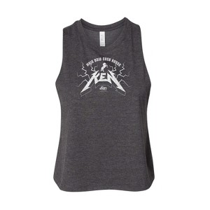 Women's Barbie Country Metal Ken Graphic Racerback Tank - Heather Charcoal - Medium - 1 of 3