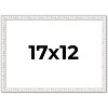PosterPalooza | Textured White Picture Frame - UV Acrylic, Backing Board, Hanging Hardware Included - 2 of 4