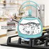 Itopfox Whistling Tea Kettle, Stainless Steel Teapot for Stovetop & Induction Cooktop, Fast Boiling Water Pot with Loud Whistle, Ergonomic Handle - 3 of 4