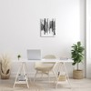 Stupell Industries Vertical Black Ink Strokes Abstract Watercolor Over White Canvas Wall Art - 2 of 4