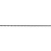Black Bow Jewelry 2mm, 14k White Gold, Solid Spiga Chain Anklet or Bracelet - 2 of 4