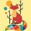 Men's Design By Humans Rainbow Fox By AndyWestface T-Shirt - 2 of 3