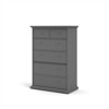 Sonoma 6 Drawer Chest in Black Lead - Tvilum - 3 of 4