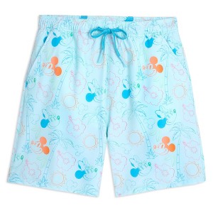 Men's Mickey Mouse Swim Trunks - Blue - Disney Store - 1 of 4