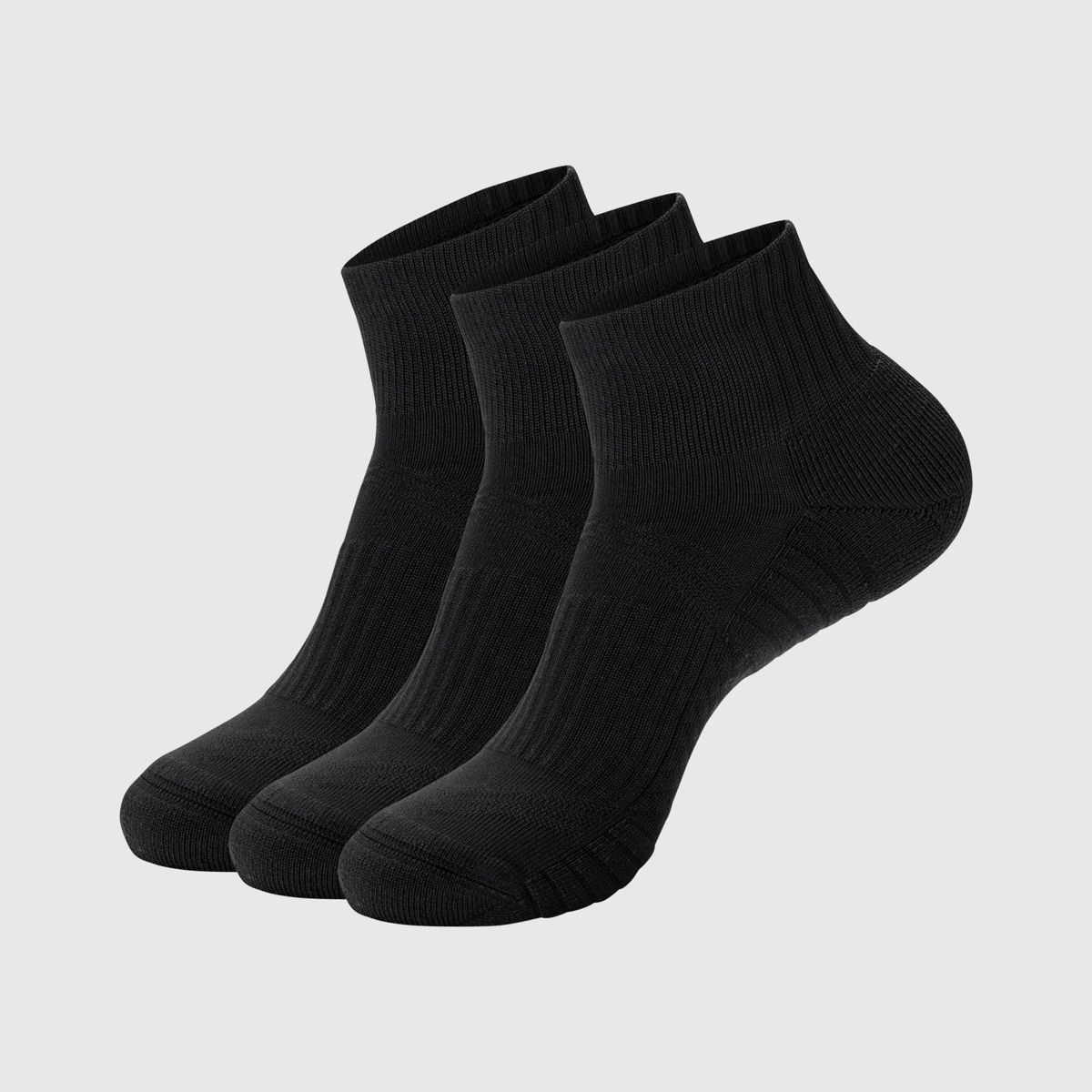 Hanes Men's Stretch Cushion Ankle Socks 3pk